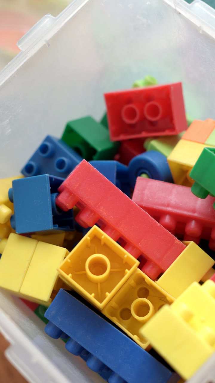 Bloques de construcción de distintos colores